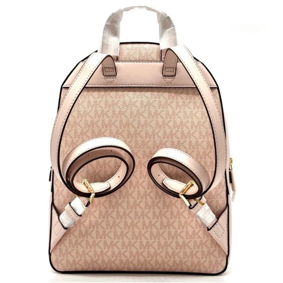 Michael Kors Jaycee Medium Signature Logo Backpack Powder Blush main image 10